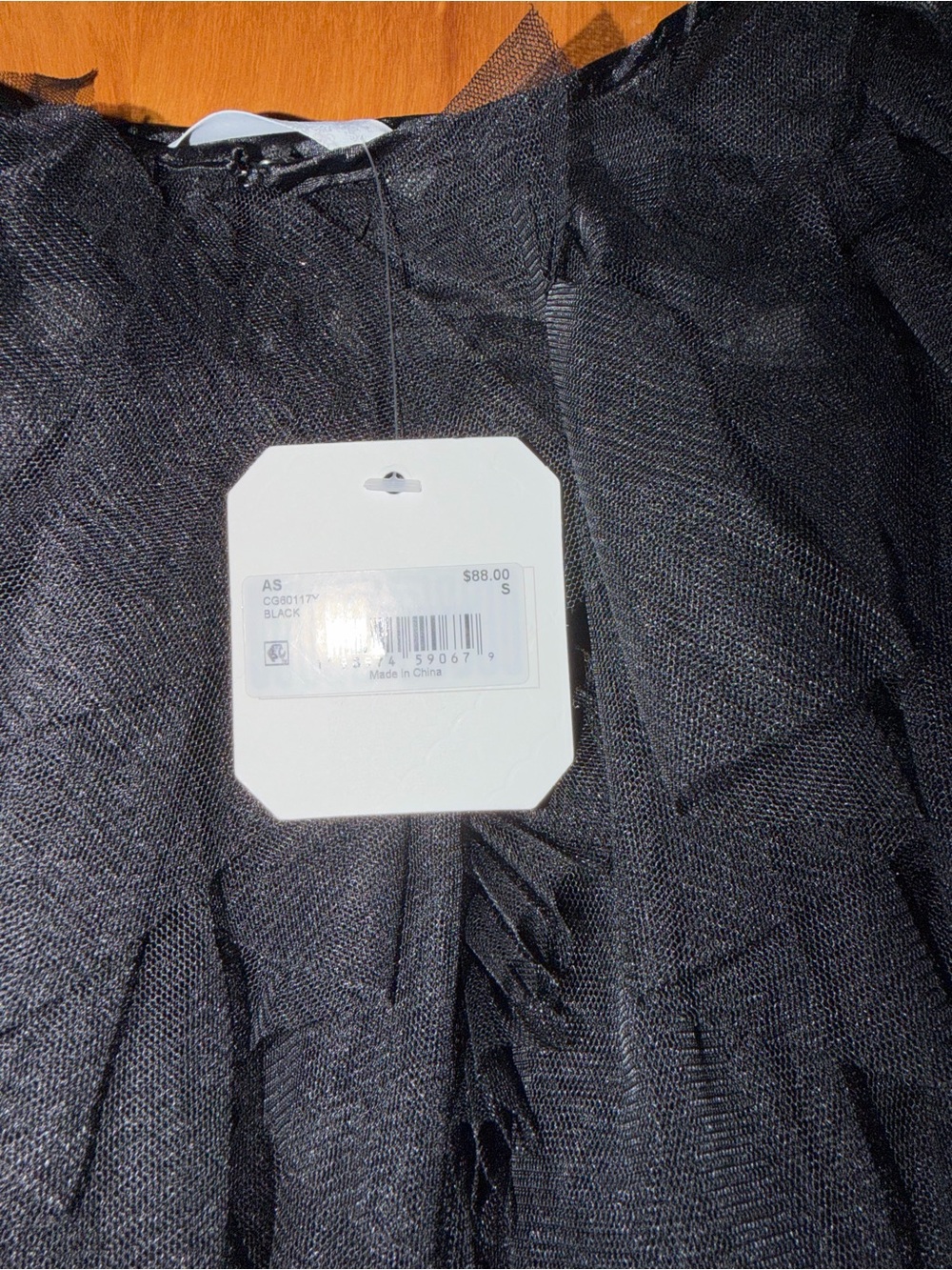 Black Ruffle Shirt - Picture 2 of 4